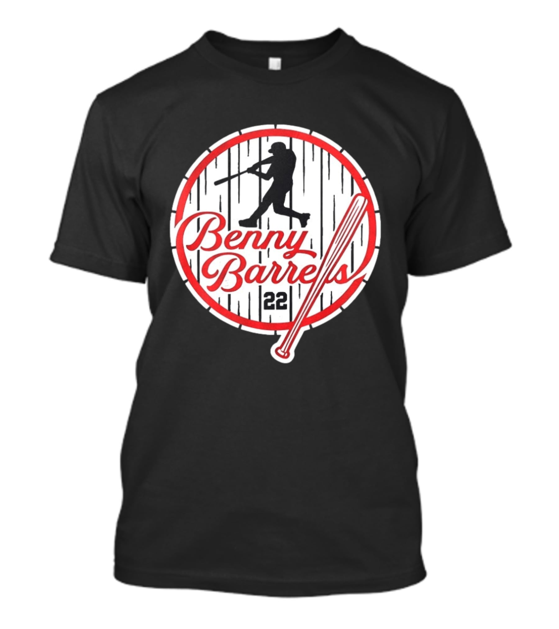 Benny Barrels New York Yankees 22 Baseball T-Shirt