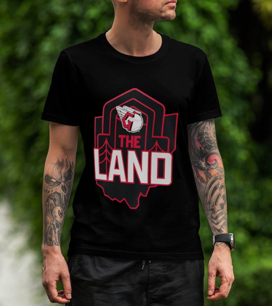 Cleveland Guardians The Land Baseball Winged G T-Shirt