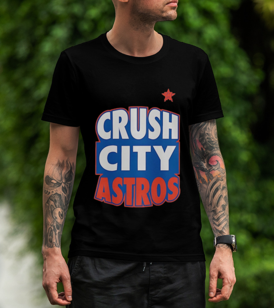 Houston Astros Crush City Astros Baseball Fan T-Shirt