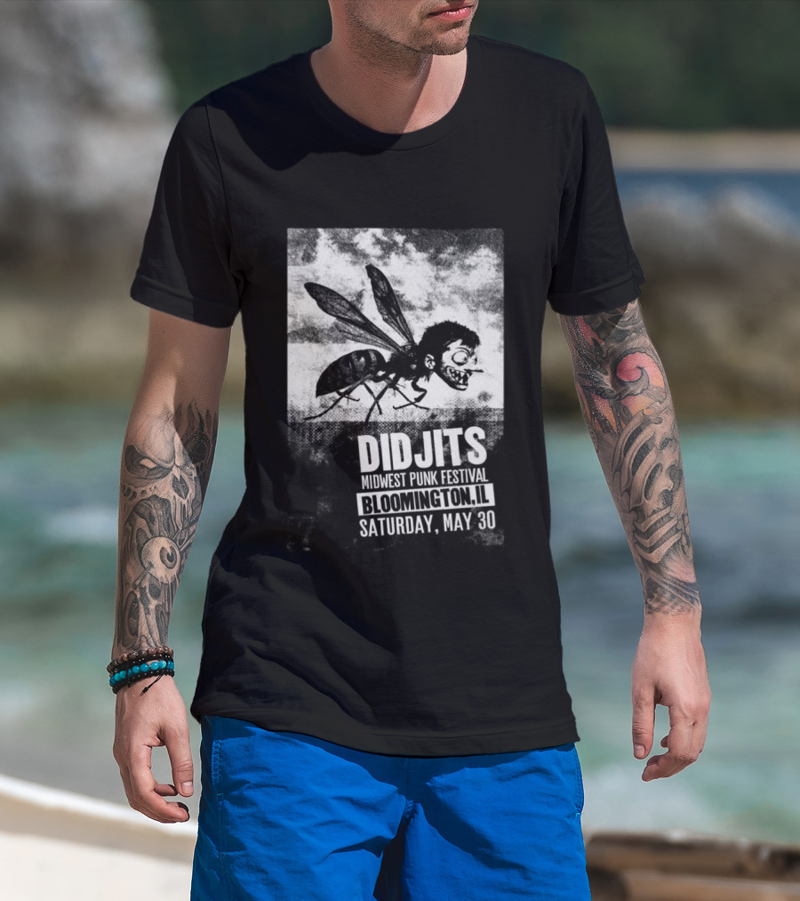 Didjits Midwest Punk Festival Bloomington IL Saturday May 30 T-Shirt