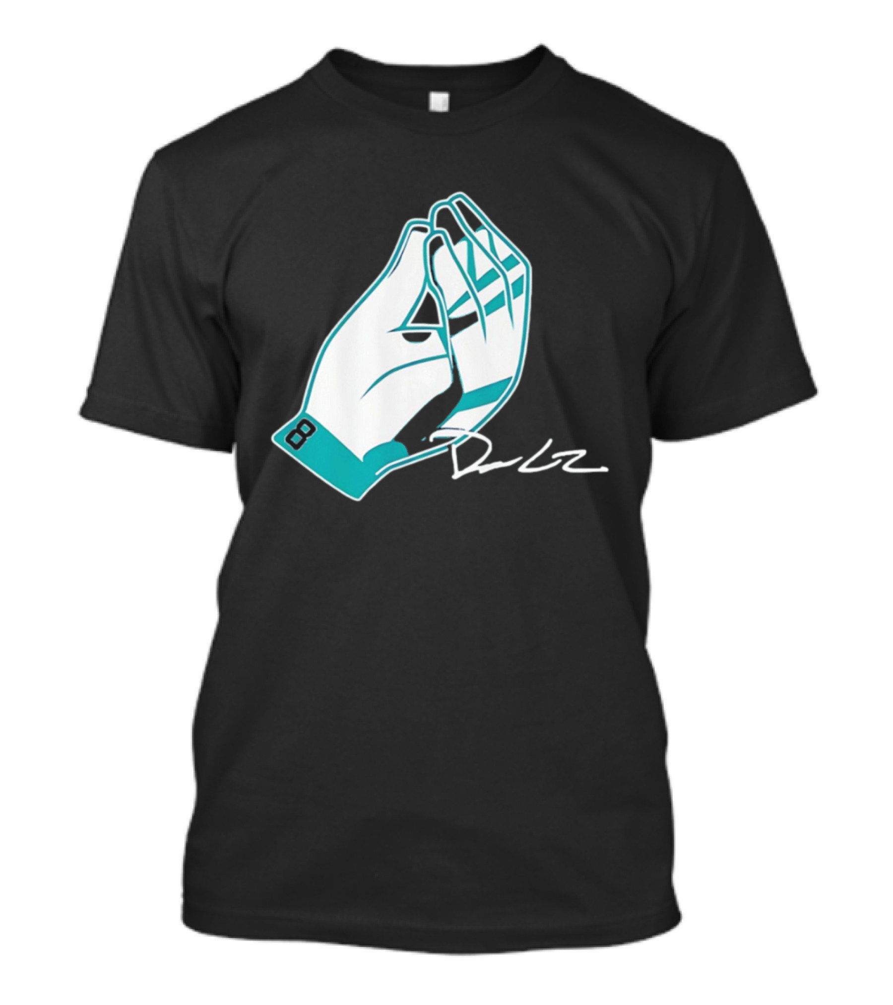 Dominic Canzone Seattle Mariners Che Vuoi Hand Gesture 8 Signature T-Shirt