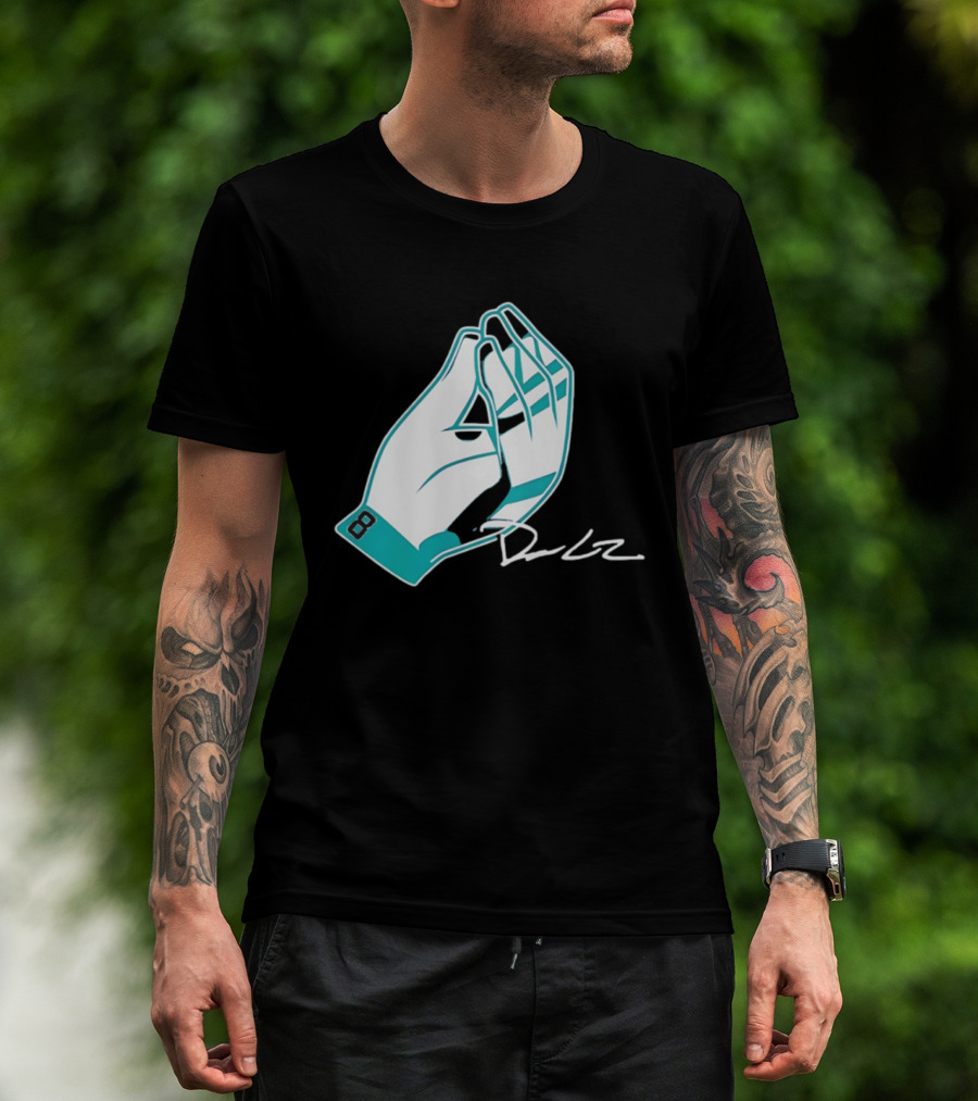 Dominic Canzone Seattle Mariners Che Vuoi Hand Gesture 8 Signature T-Shirt