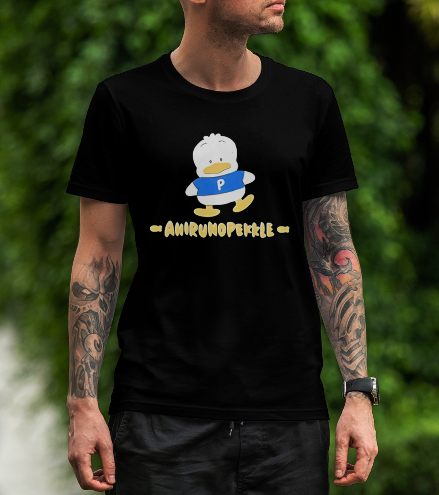 AhirunoPekkle P Blue Sanrio Character Duck T-Shirt