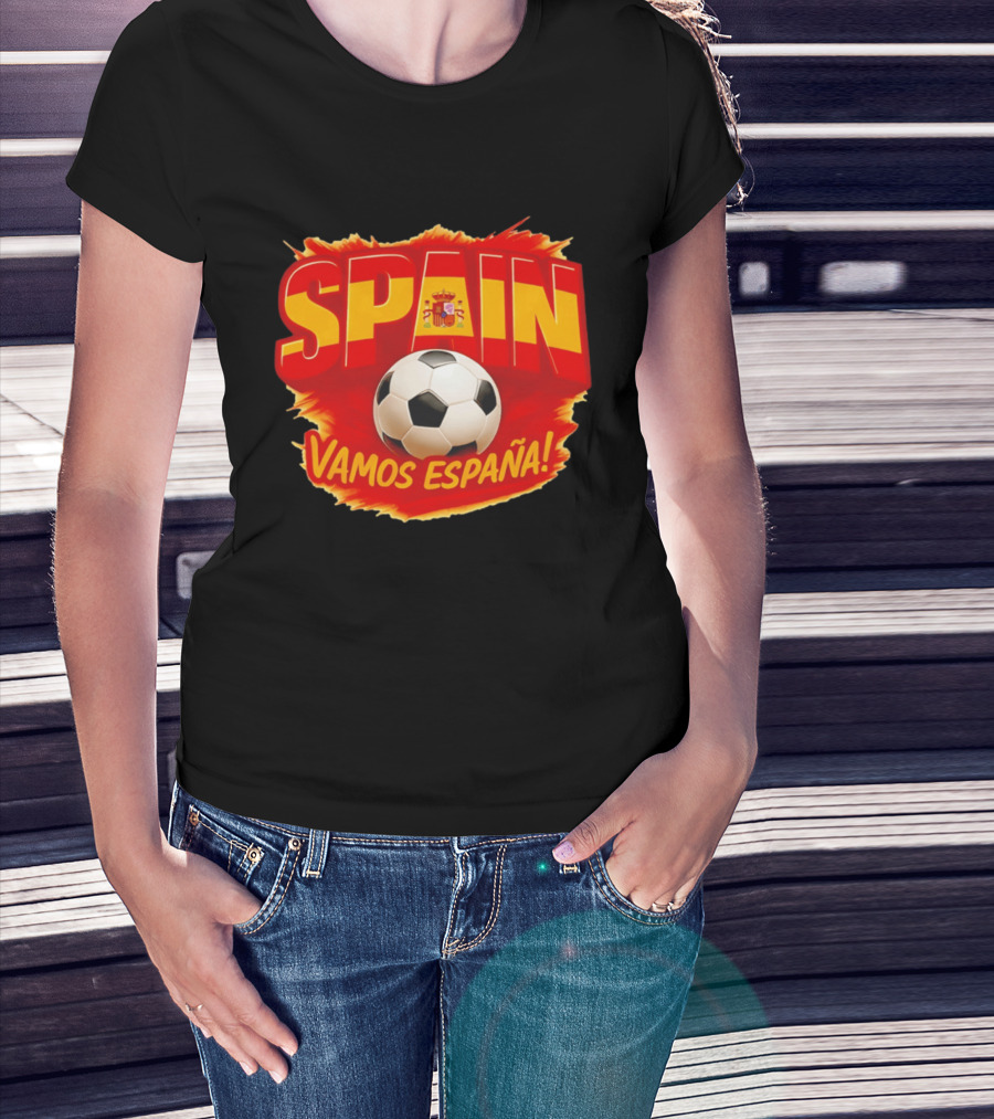 Spain Vamos España Soccer Ball T-Shirt