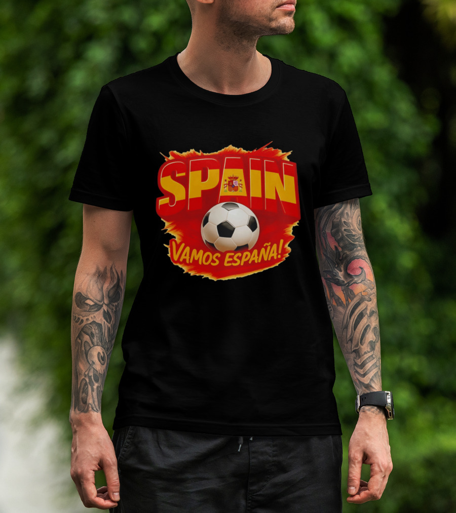 Spain Vamos España Soccer Ball T-Shirt