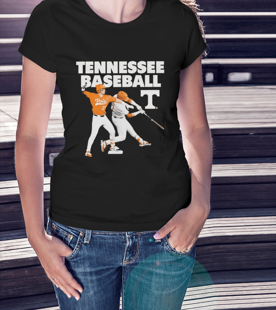 Tennessee Volunteers Baseball Vols Number 27 T-Shirt