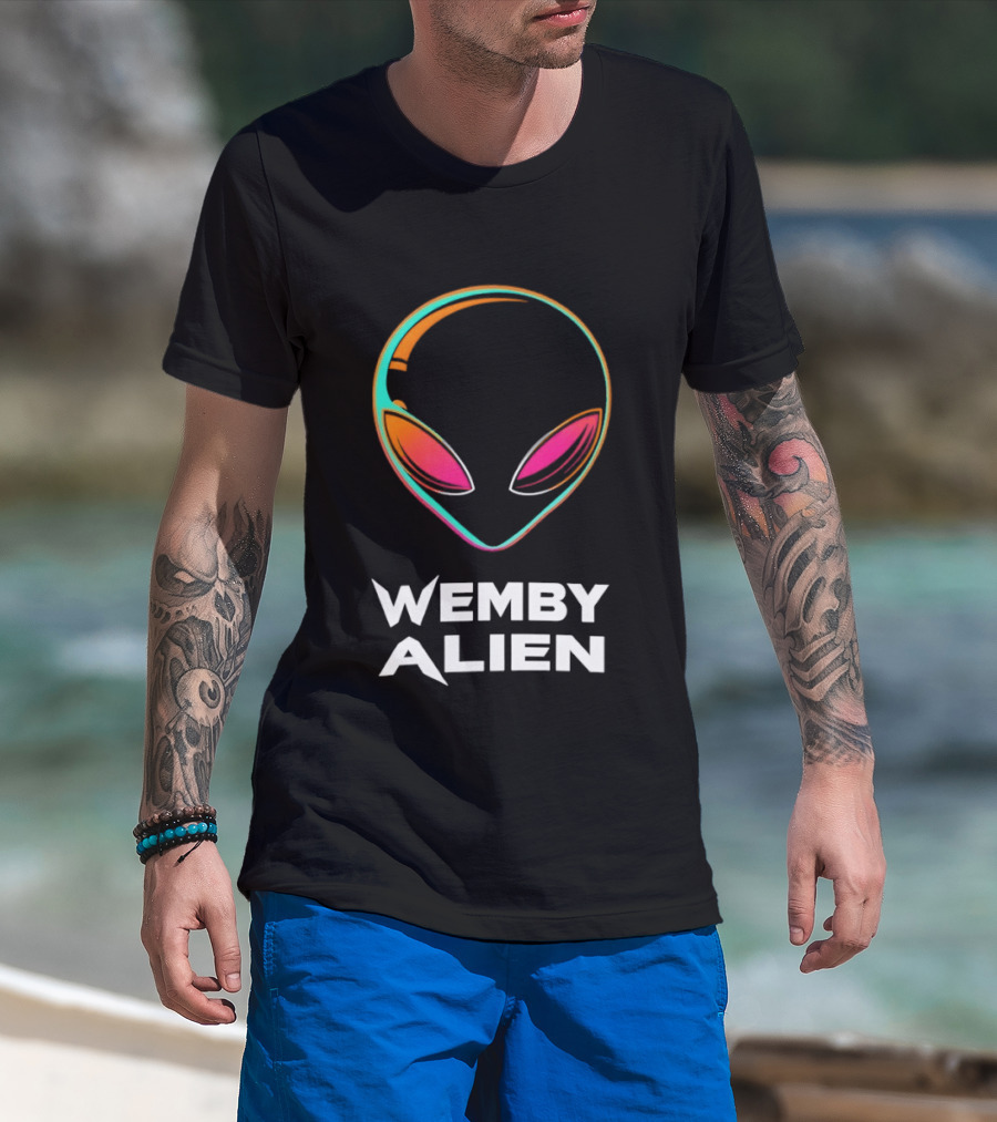 Wemby Alien San Antonio Spurs Fiesta Extraterrestrial Edition T-Shirt