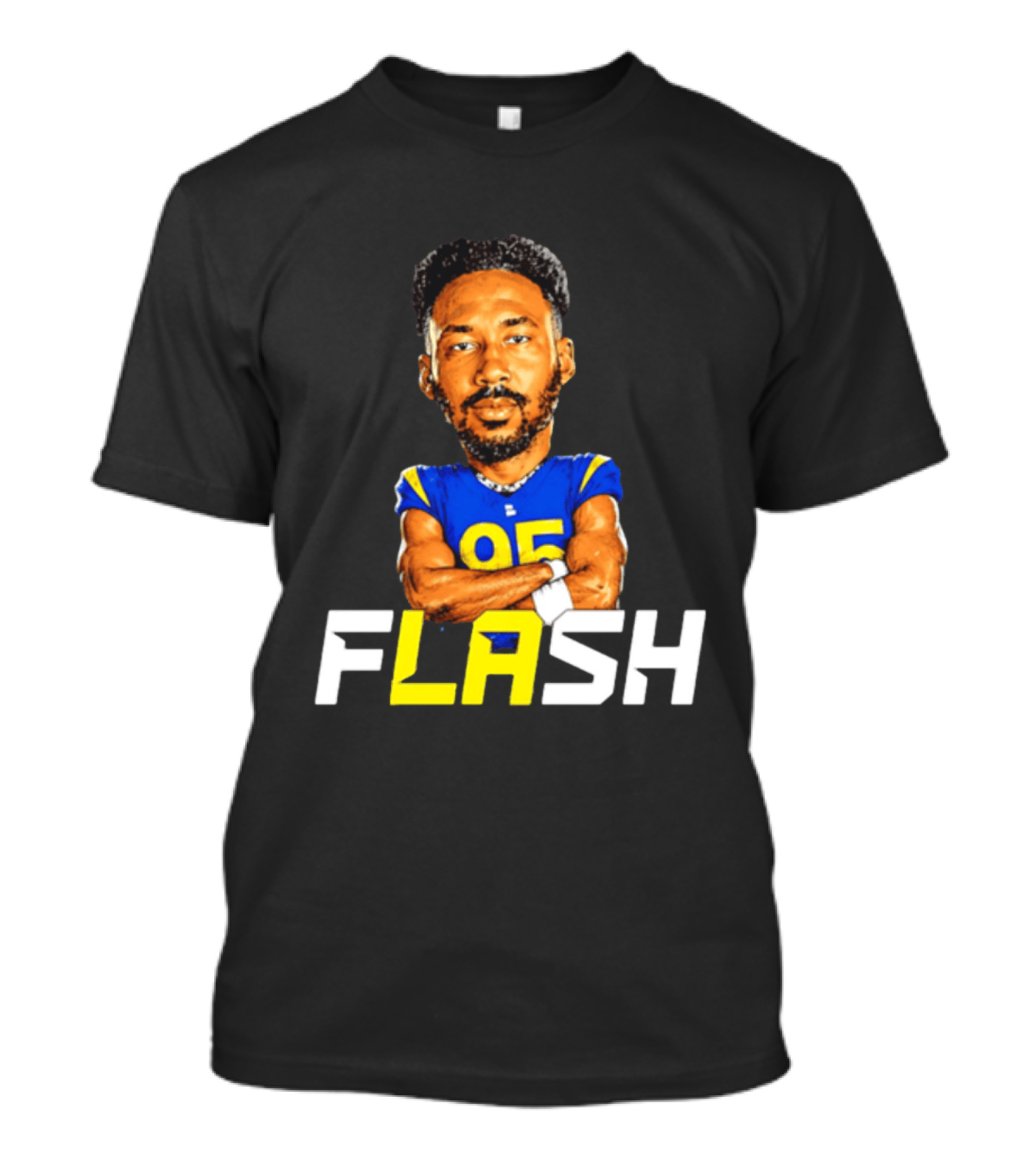 Los Angeles Rams Flash 95 Poona Ford T-Shirt
