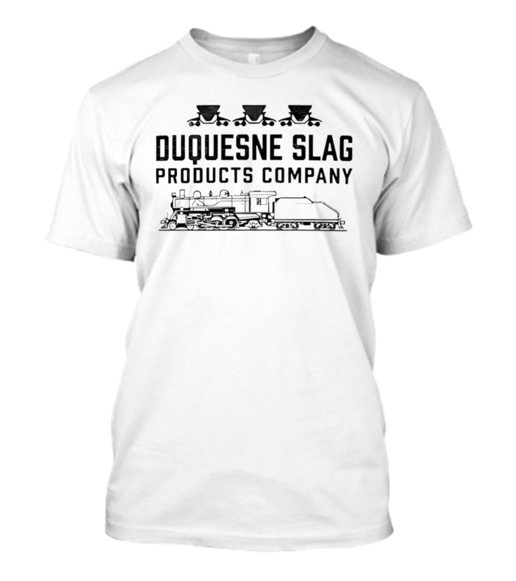 Duquesne Slag Products Company Vintage Train Industrial Heritage T-Shirt