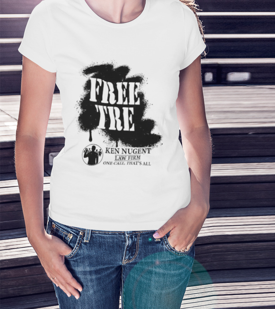 Free Tre Ken Nugent One Call That's All T-Shirt