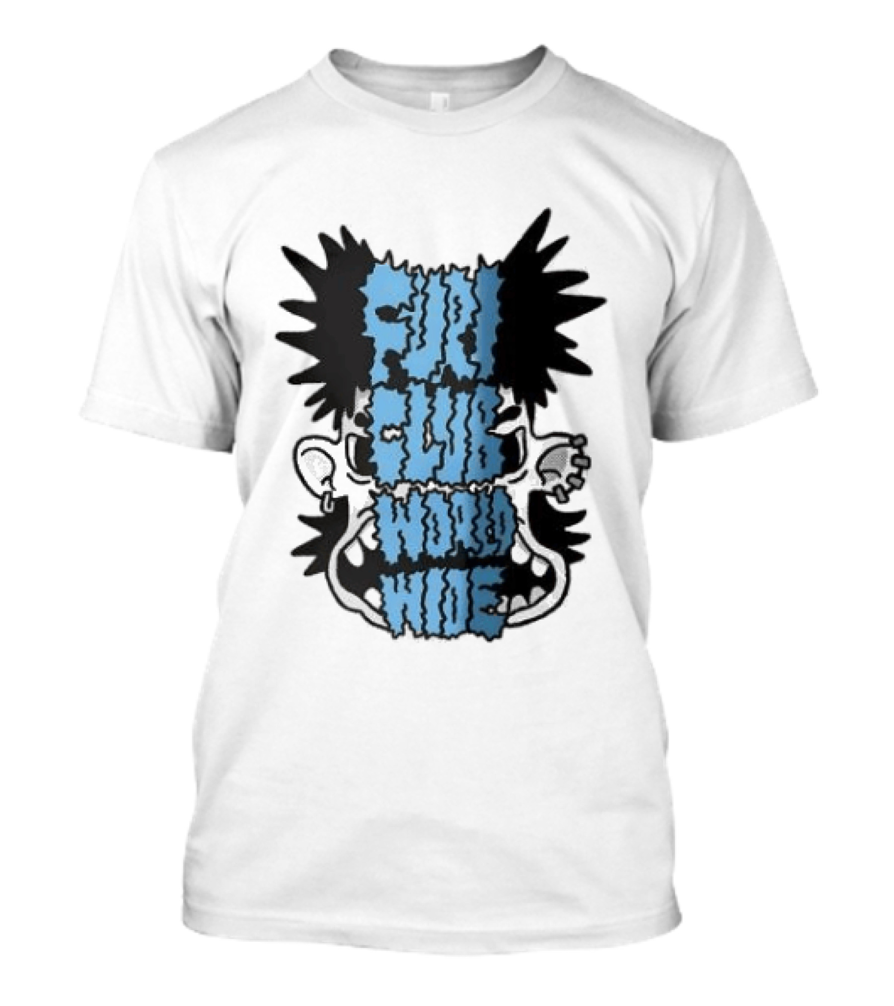 Furi Club Worldwide Skull Face T-Shirt