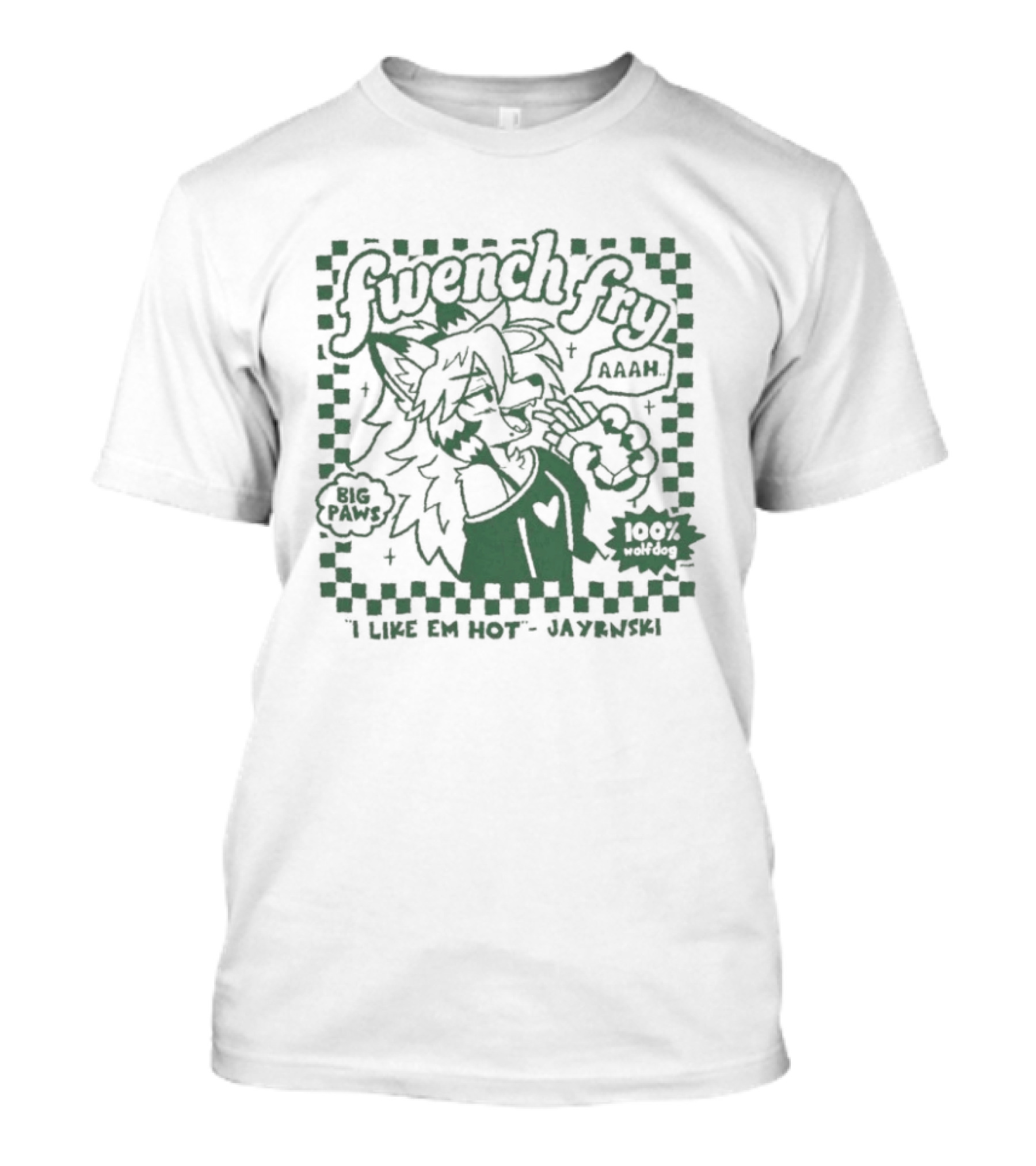 Fwench Fry I Like Em Hot Jayrnsk Spicy Cat 1997 T-Shirt