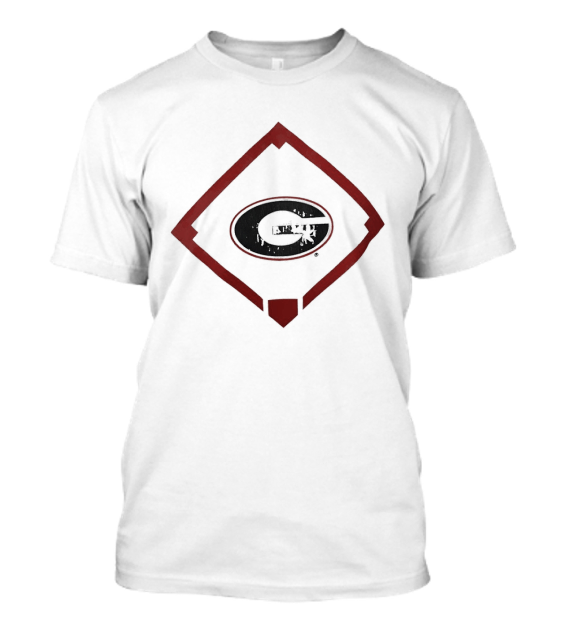Georgia Bulldogs Baseball Diamond T-Shirt
