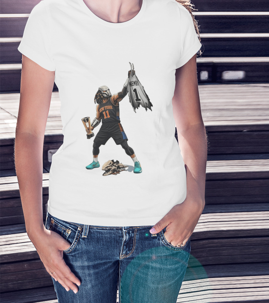 Jalen Brunson Warrior New York Knicks NBA Trophy Wemby 2026 T-Shirt