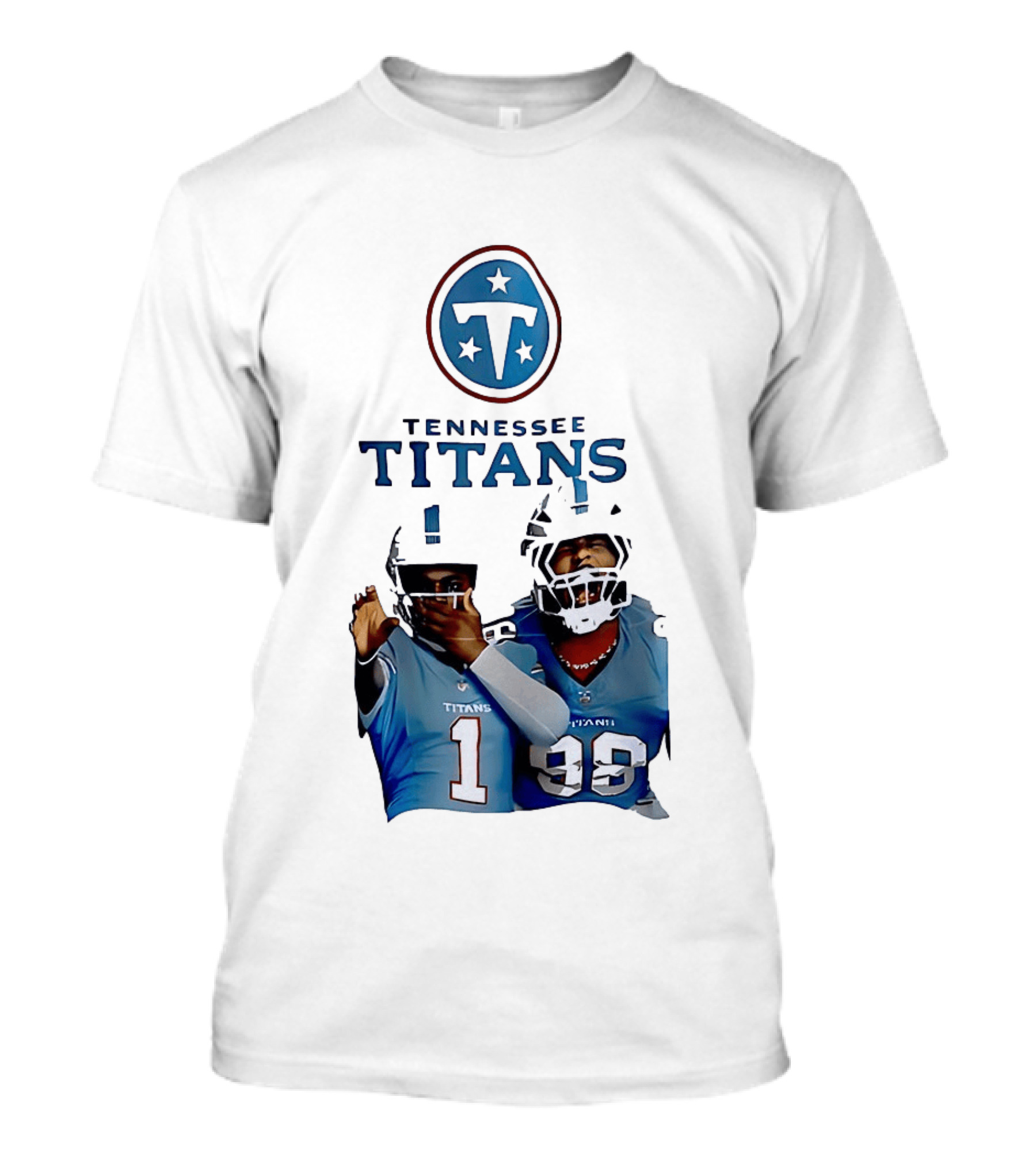 Tennessee Titans Step Brothers Kyler Murray Jeffery Simmons T-Shirt