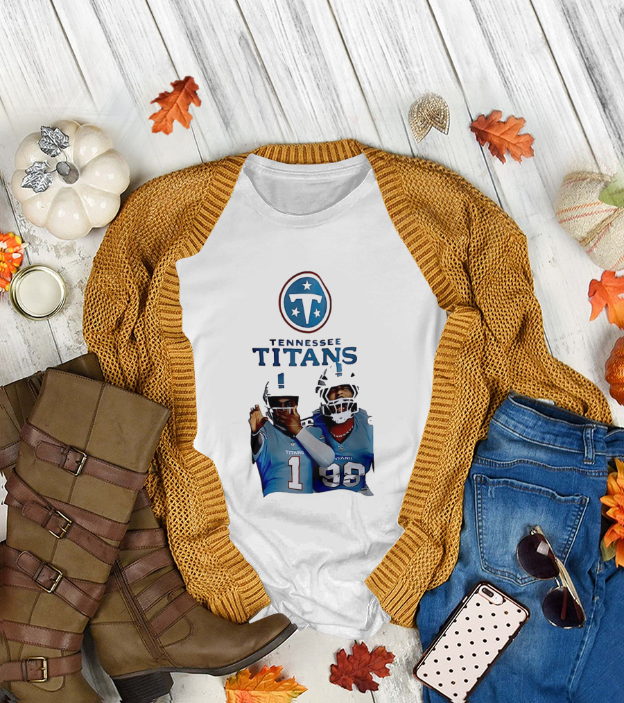 Tennessee Titans Step Brothers Kyler Murray Jeffery Simmons T-Shirt