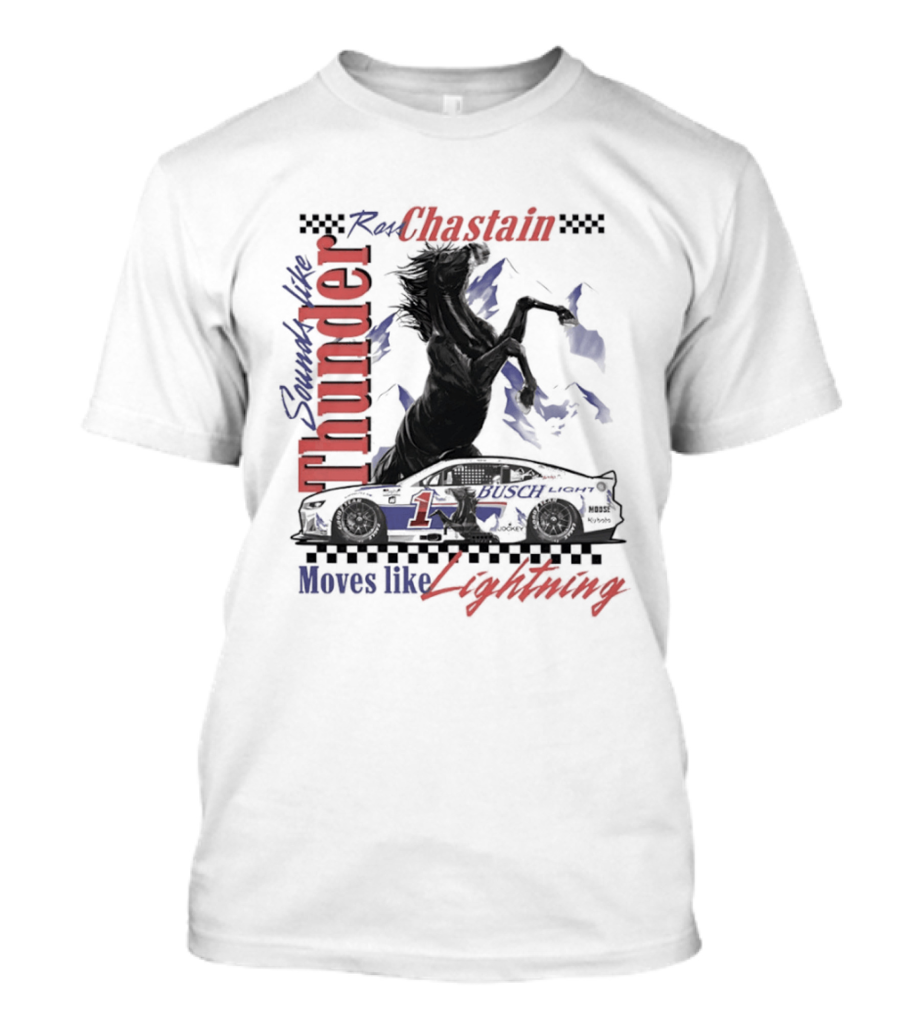 Ross Chastain Thunder Lightning Trackhouse Racing NASCAR T-Shirt