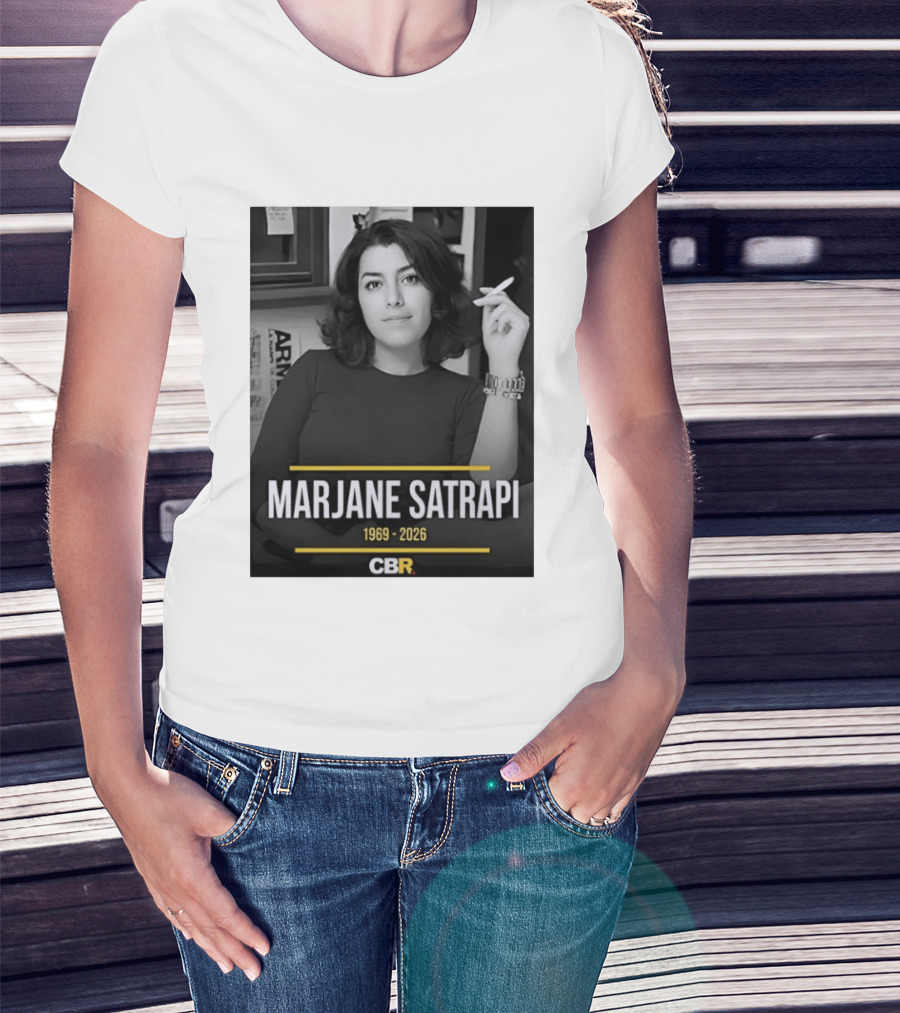 Marjane Satrapi 1969 2026 CBR Memorial T-Shirt