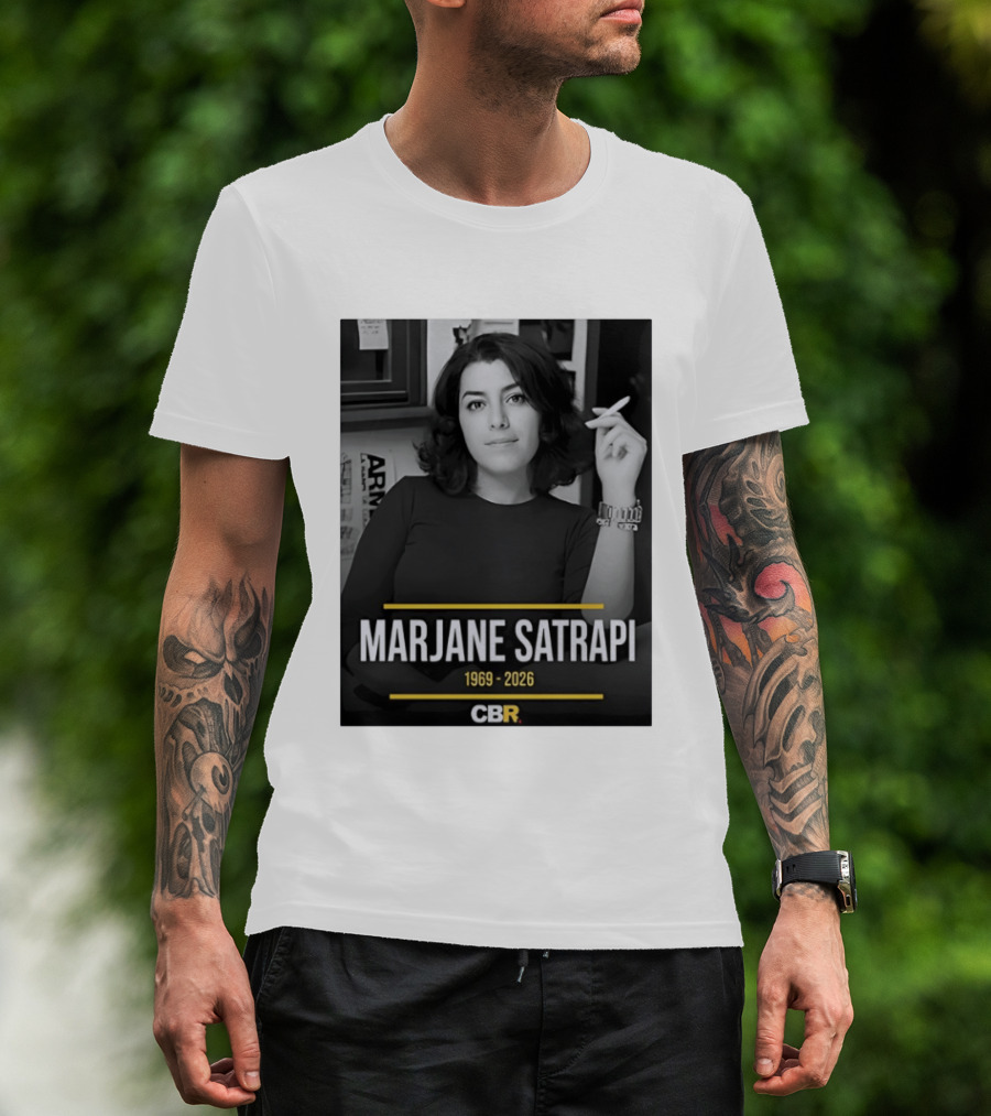 Marjane Satrapi 1969 2026 CBR Memorial T-Shirt