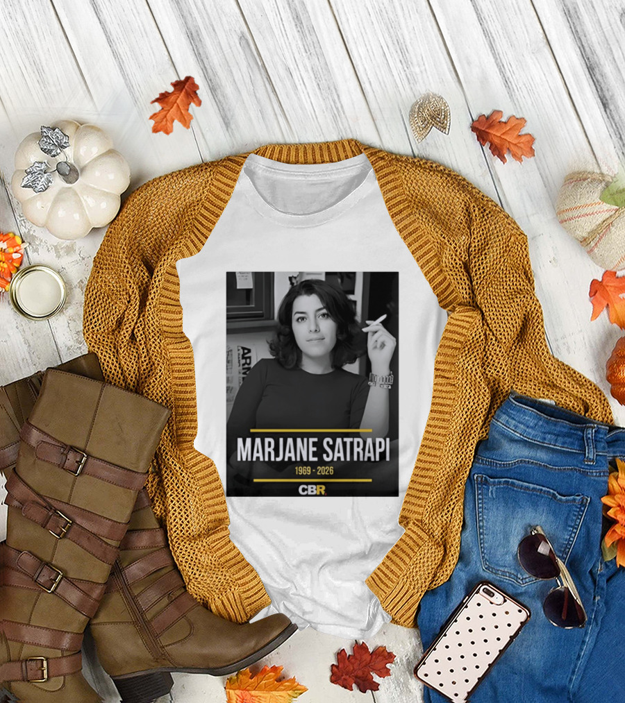 Marjane Satrapi 1969 2026 CBR Memorial T-Shirt