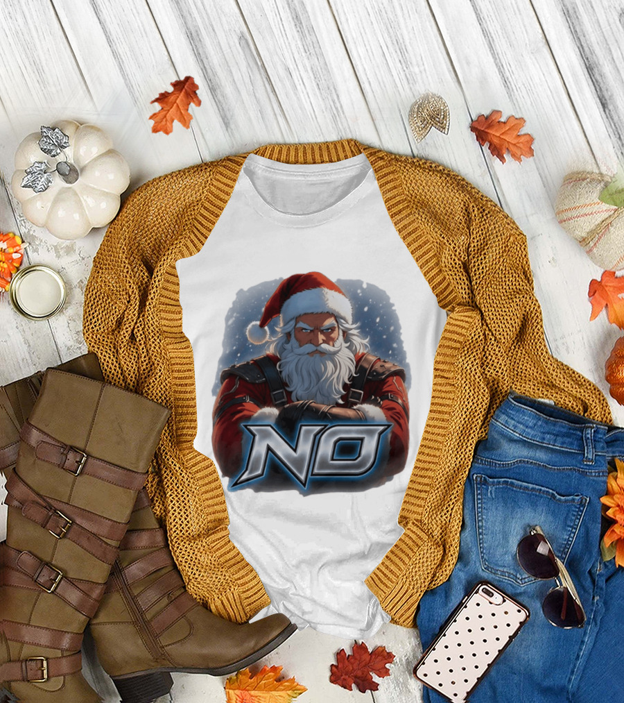 Santa Claus No Christmas Holiday Seasonal T-Shirt