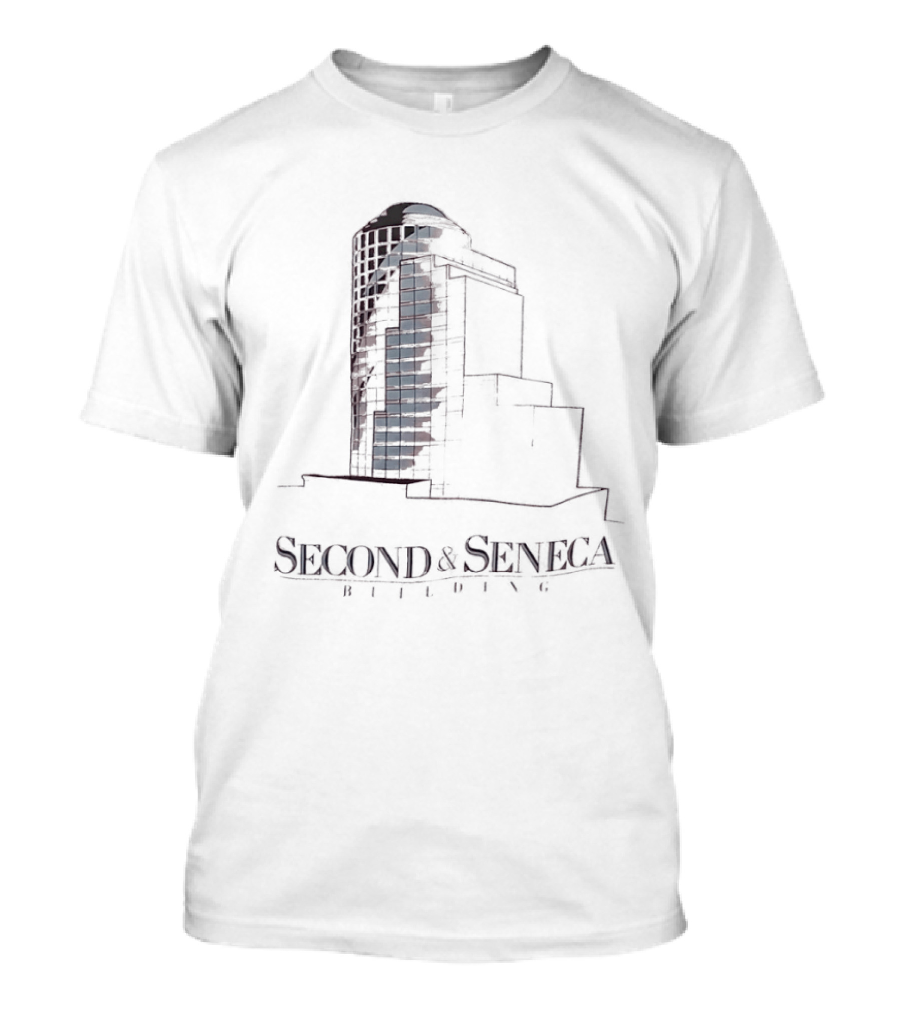 Second And Seneca Seattle Building Architectural Landmark T-Shirt