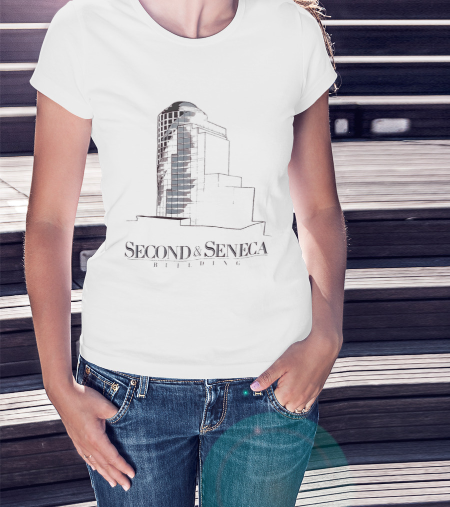 Second And Seneca Seattle Building Architectural Landmark T-Shirt
