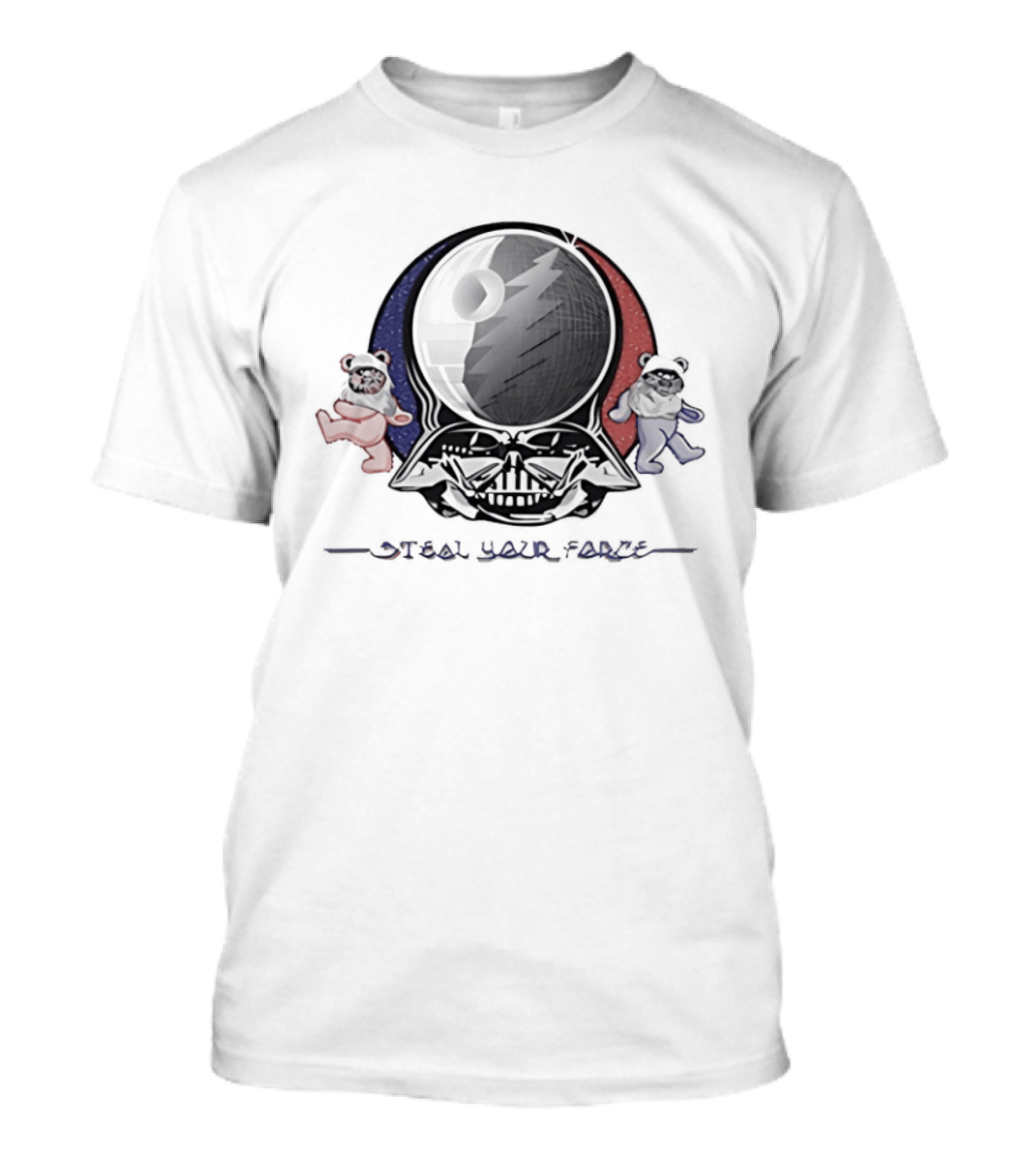 Steal Your Face Grateful Dead Dancing Bears Darth Vader T-Shirt