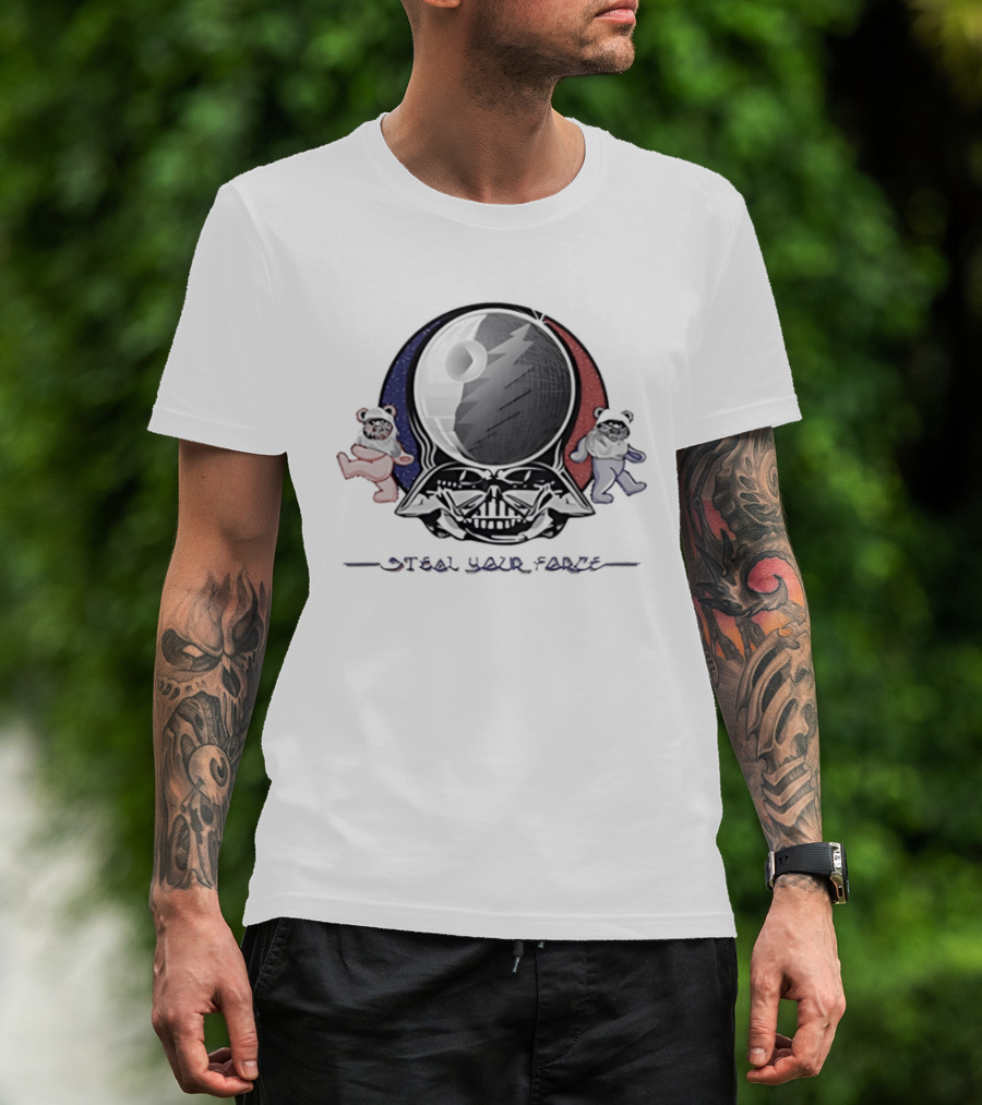 Steal Your Face Grateful Dead Dancing Bears Darth Vader T-Shirt