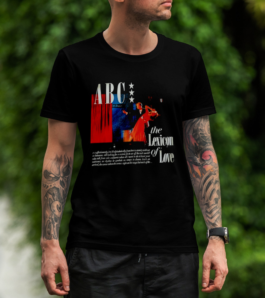 ABC The Lexicon Of Love A Z Affectionately Alphabetically T-Shirt