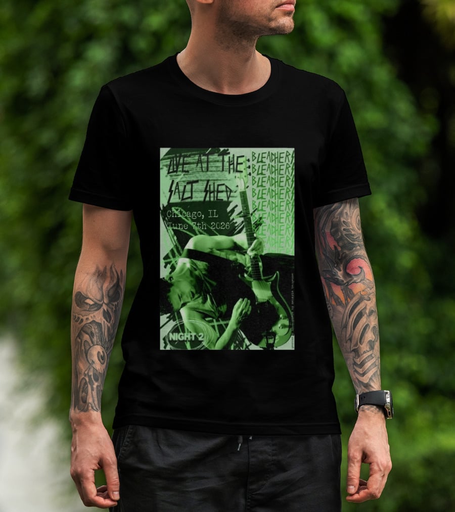 Bleachers Live At The Salt Shed Chicago June 7th 2026 Night 2 T-Shirt