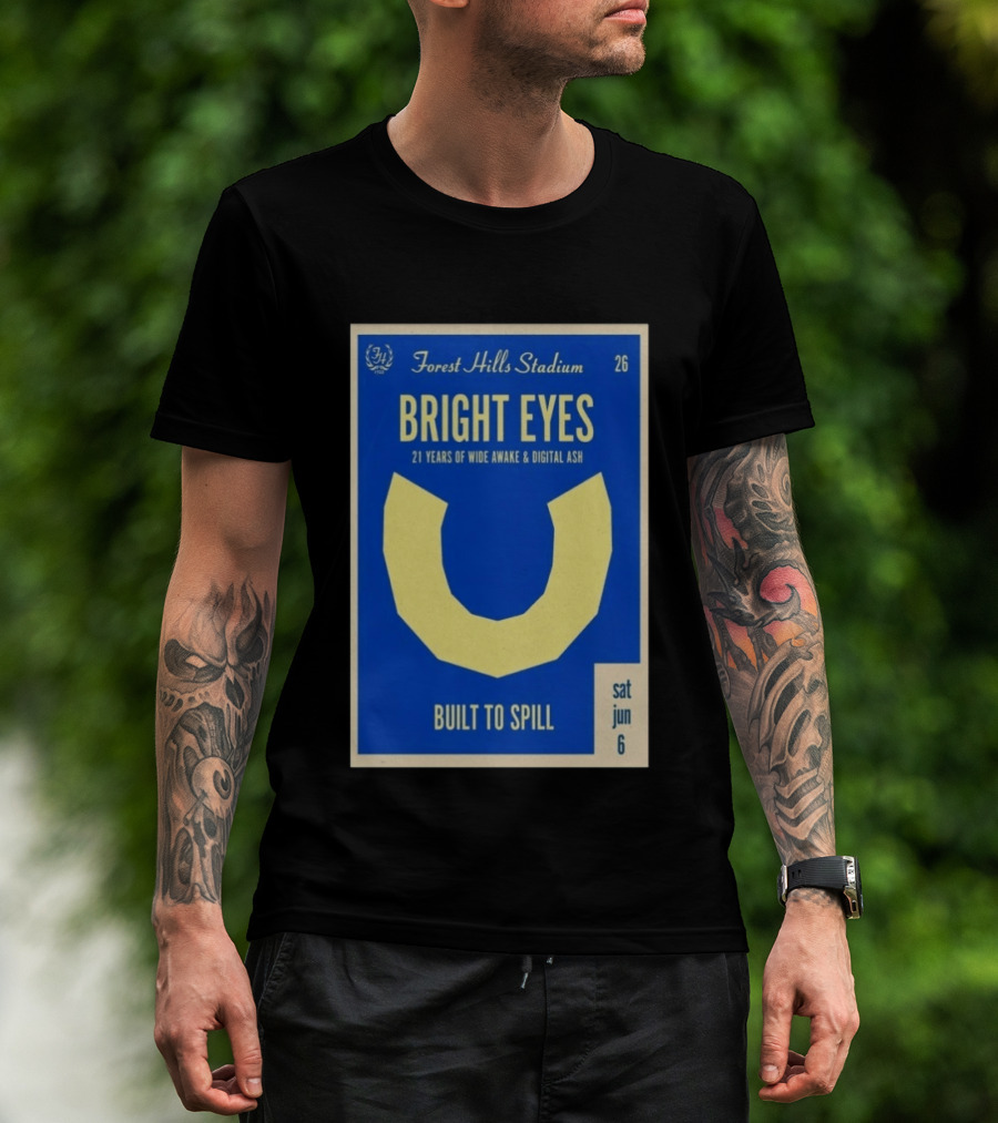 Forest Hills Stadium Bright Eyes 21 Years Of Wide Awake And Digital Ash Built To Spill June 6 T-Shirt