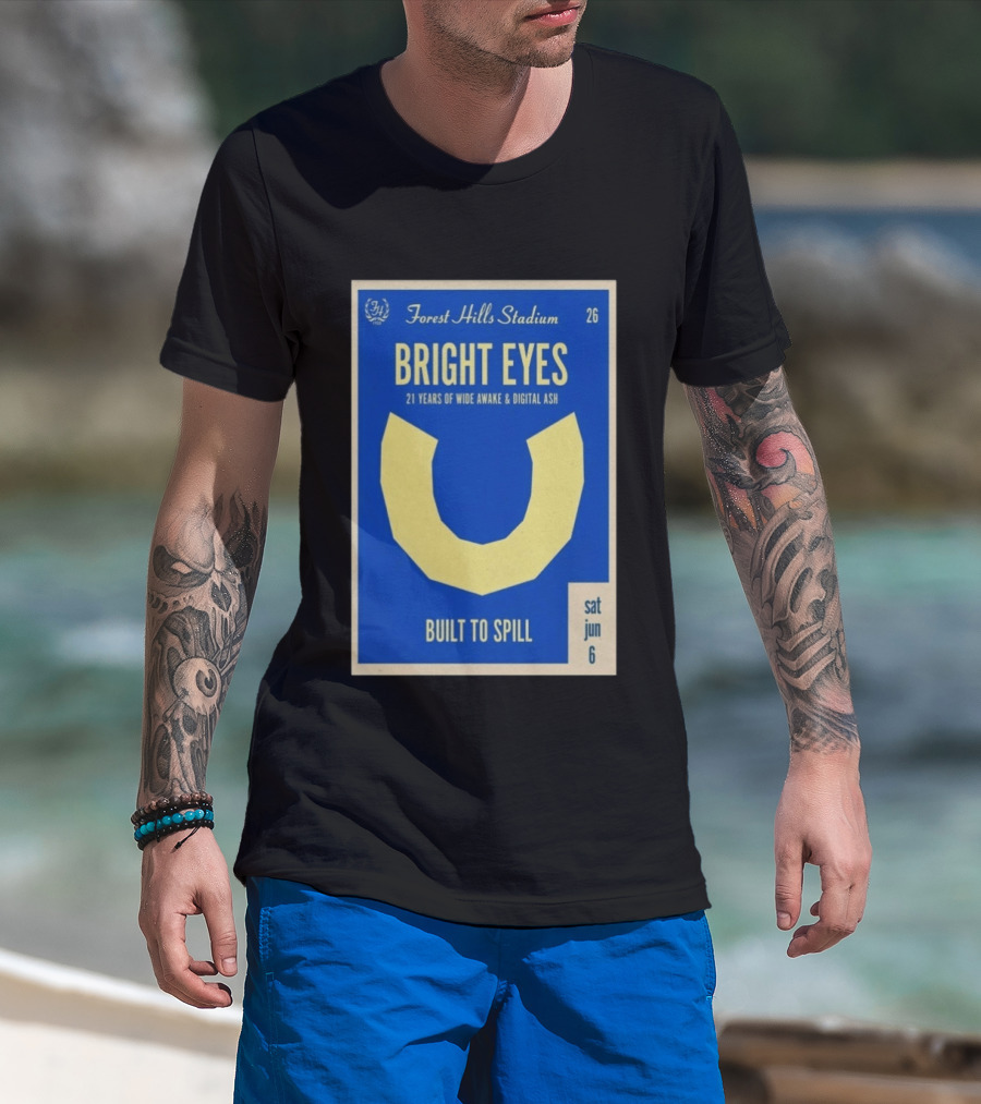 Forest Hills Stadium Bright Eyes 21 Years Of Wide Awake And Digital Ash Built To Spill June 6 T-Shirt