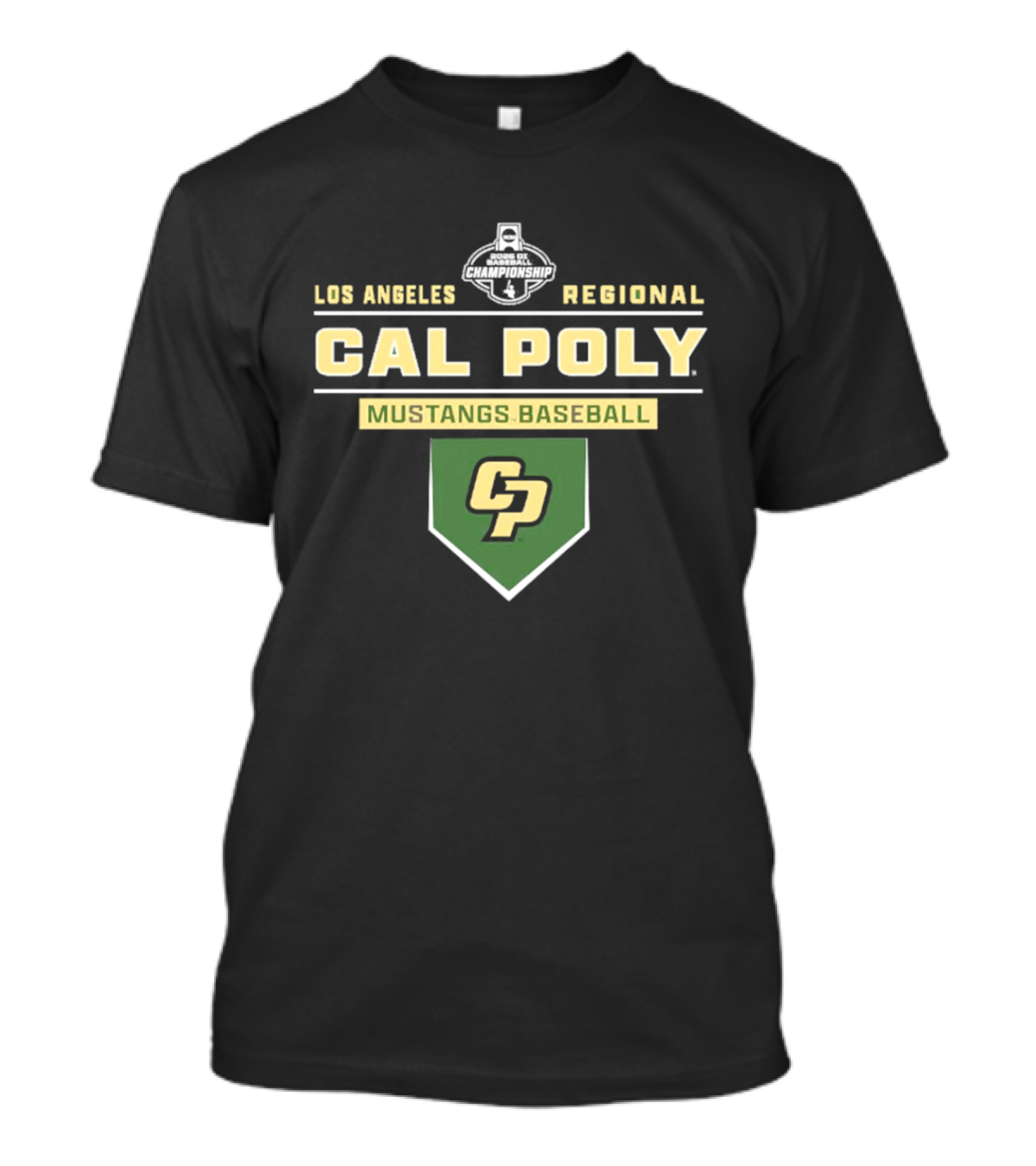 Cal Poly Mustangs Baseball 2026 Los Angeles Regional CP T-Shirt