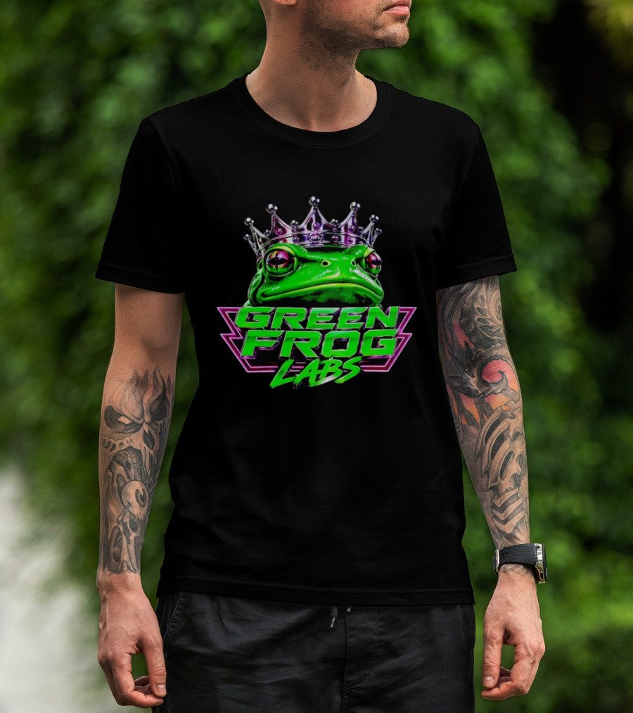 Green Frog Labs Crown Frog Royalty T-Shirt