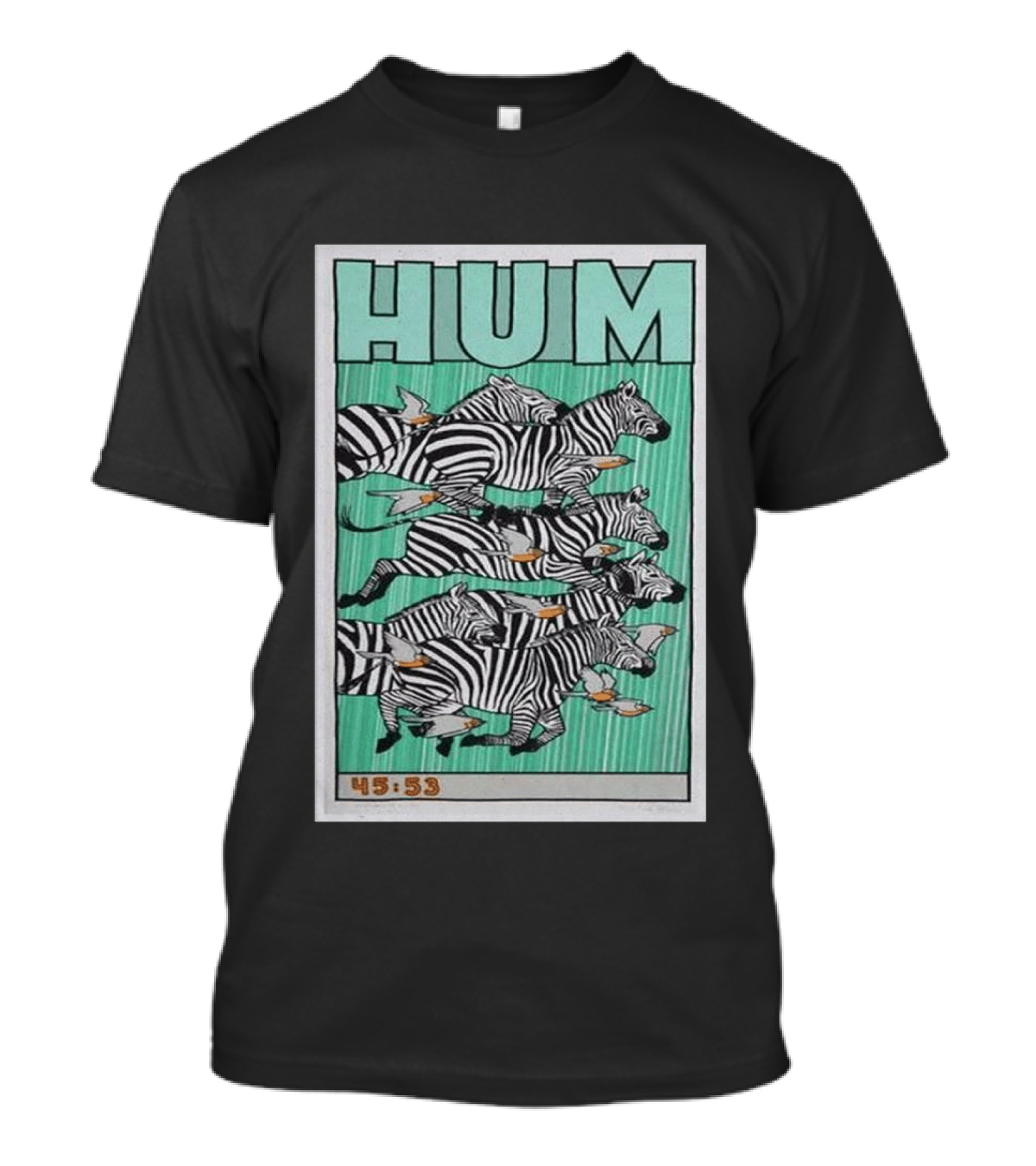Hum Band Tour 2026 Concert Zebras 45:53 T-Shirt