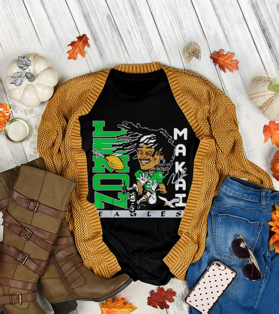Lemon Zone Makai Eagles Jalen Hurts Philadelphia T-Shirt