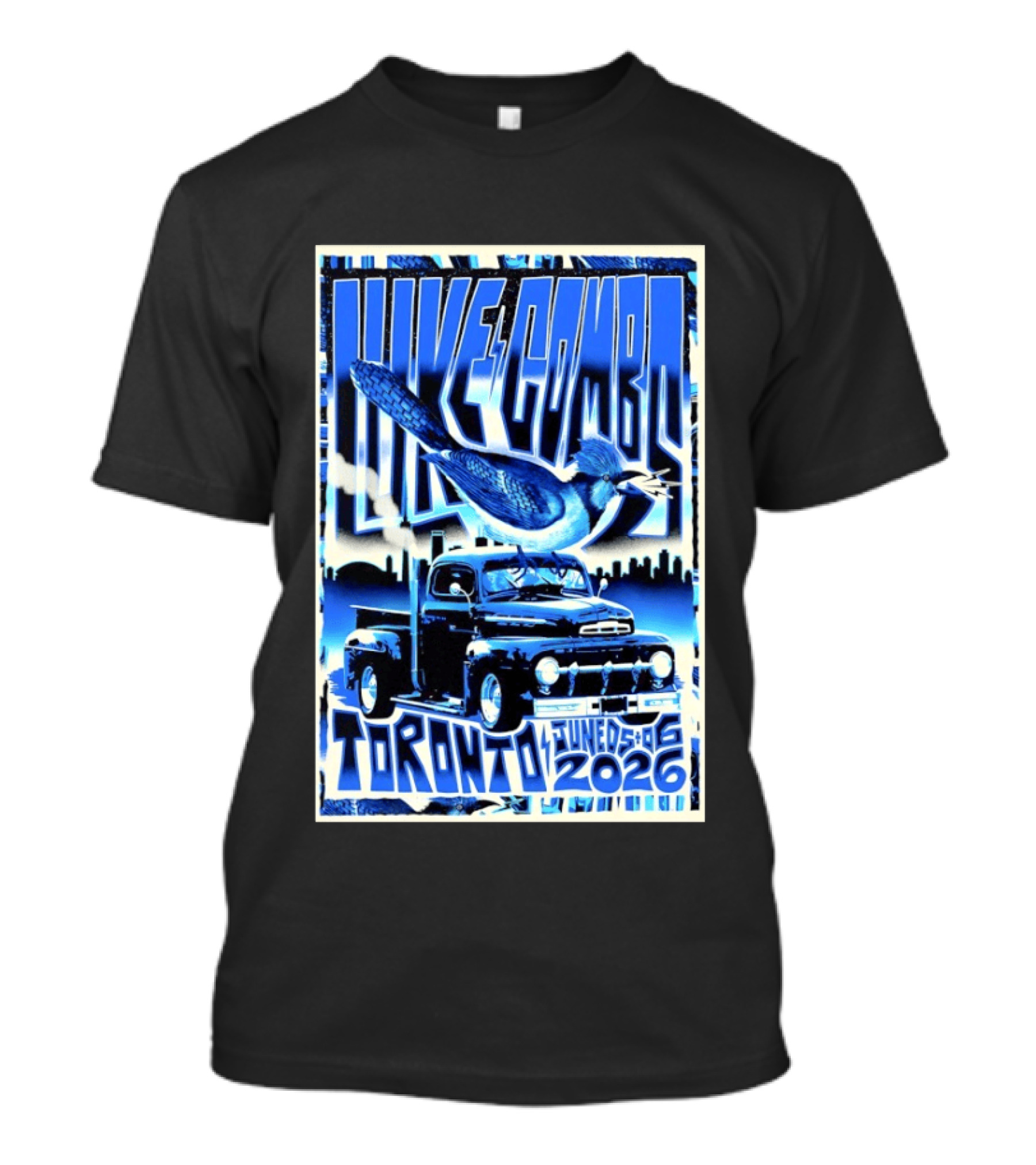 Luke Combs Toronto June 6 2026 Blue Jay Truck Concert Tour T-Shirt