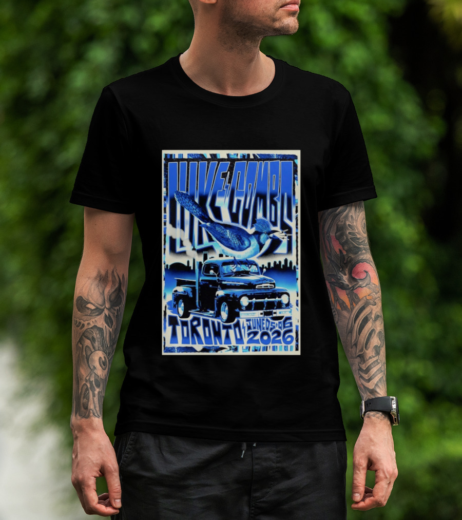 Luke Combs Toronto June 6 2026 Blue Jay Truck Concert Tour T-Shirt