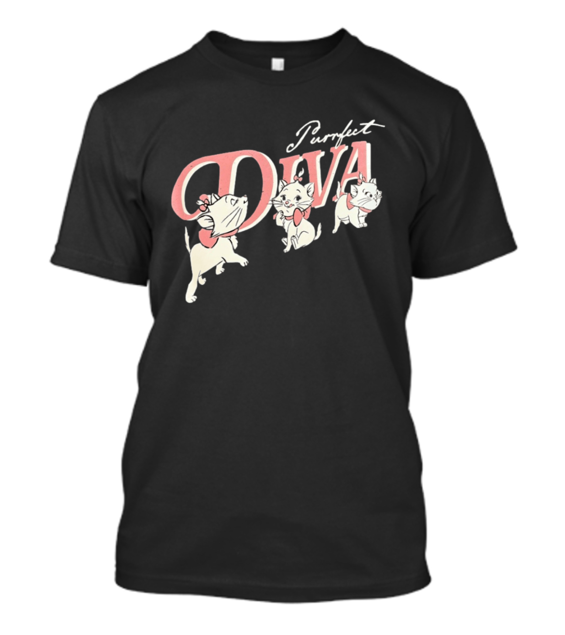 Marie The Aristocats Purrfect Diva Disney Cat T-Shirt