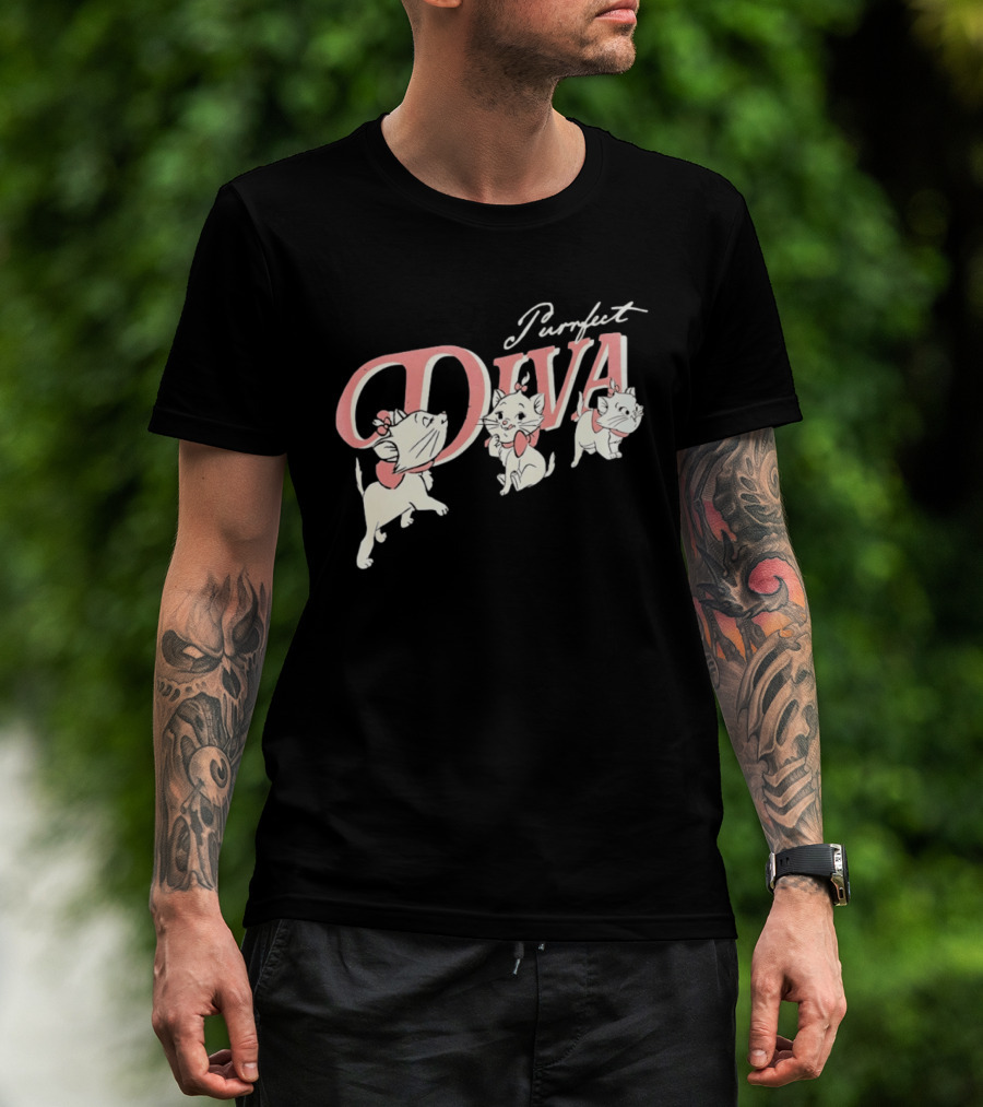 Marie The Aristocats Purrfect Diva Disney Cat T-Shirt