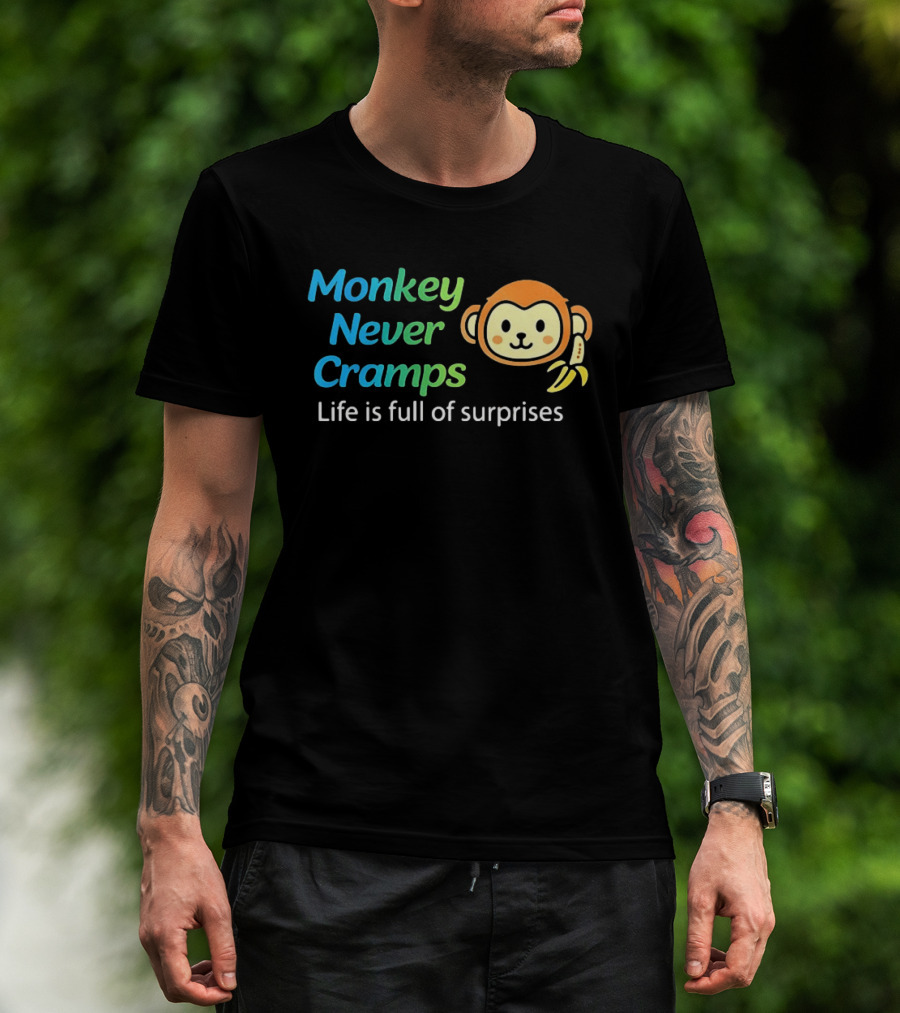 Monkey Never Cramps Life Is Full Of Surprises Munenori Kawasaki T-Shirt
