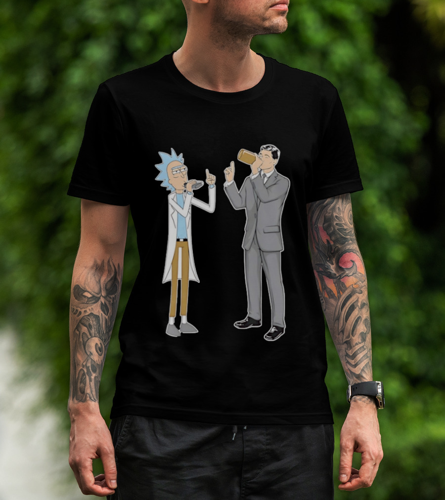 Rick Sanchez And Sterling Archer Drinking T-Shirt