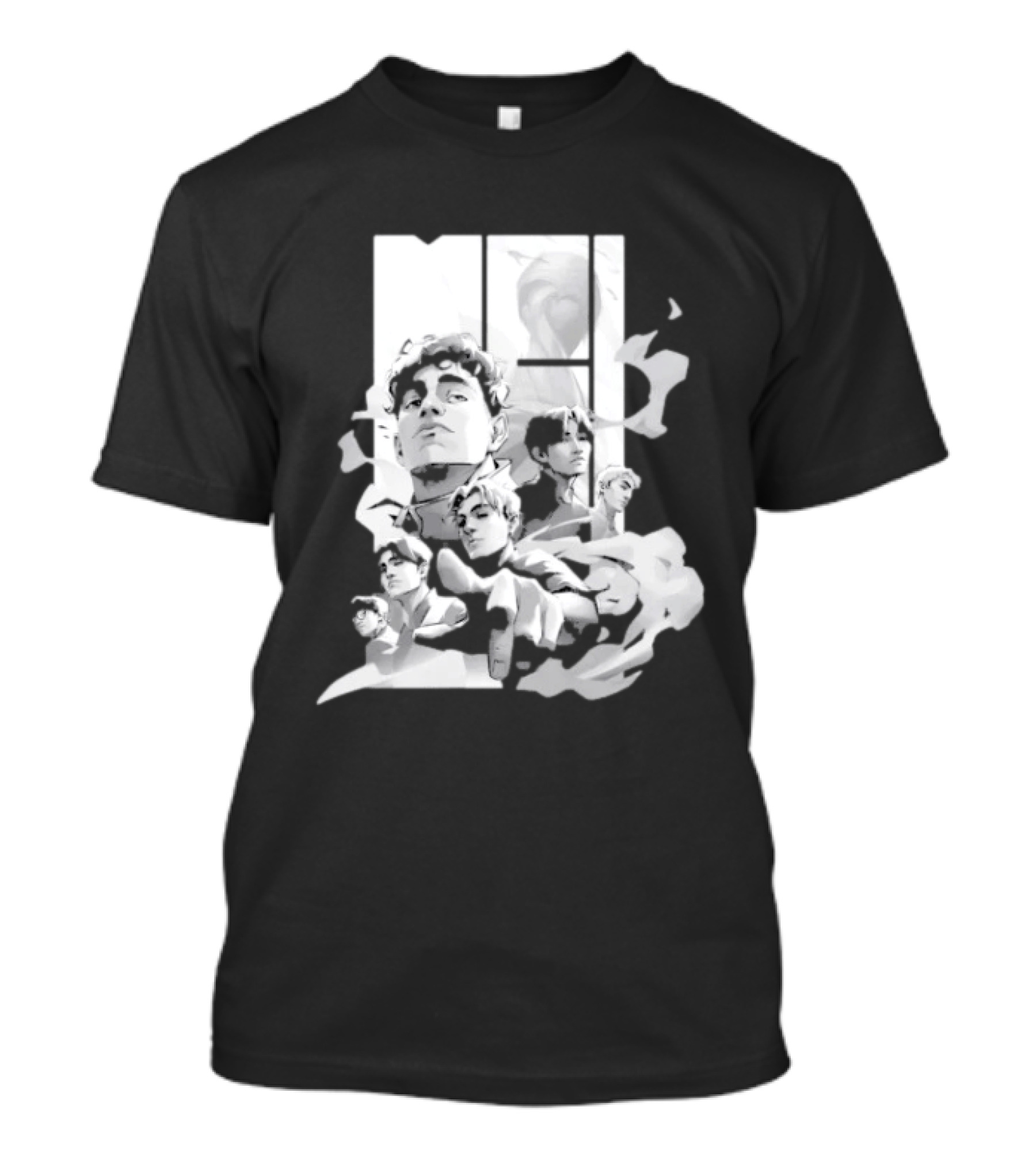 MSI Piece Of History Faces And Figures T-Shirt