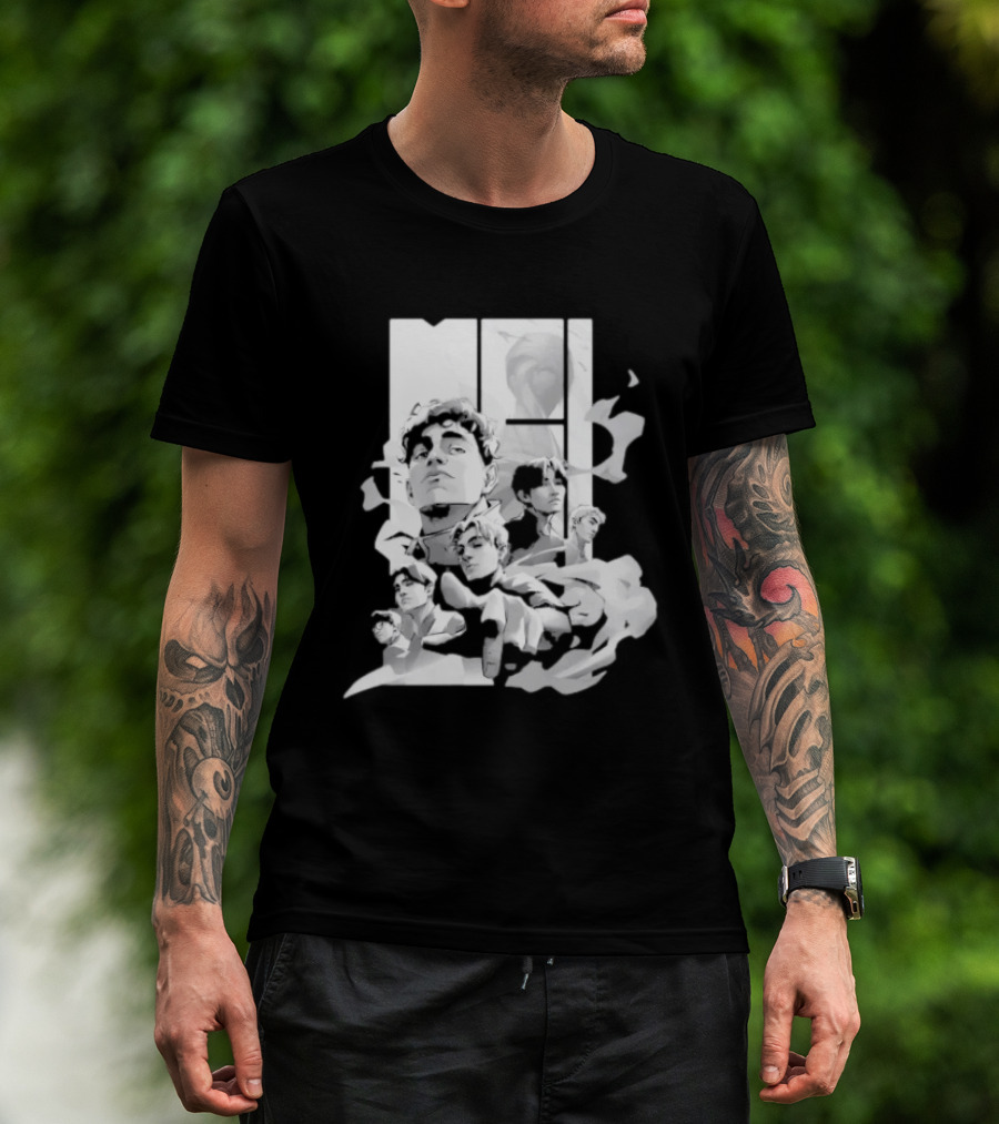 MSI Piece Of History Faces And Figures T-Shirt