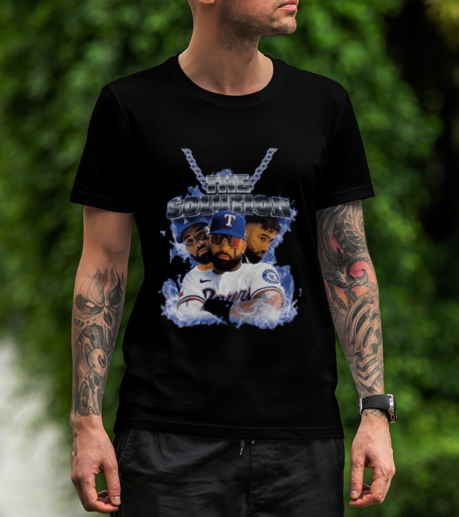The Solution Ezequiel Duran Texas Baseball Player Chain T-Shirt