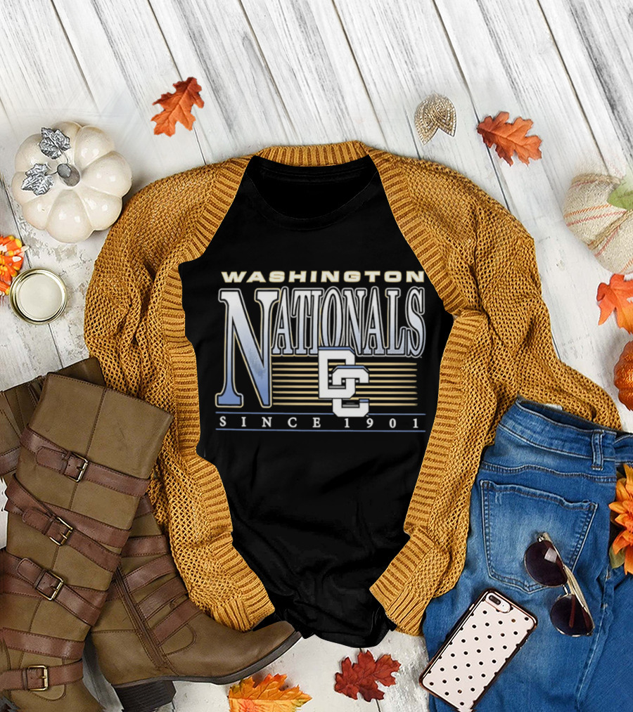 Washington Nationals DC MLB Baseball Sport League Team Since 1901 T-Shirt