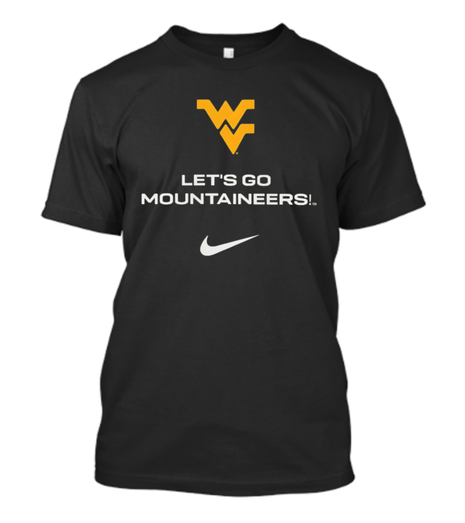 West Virginia Mountaineers Let's Go Mountaineers Nike T-Shirt