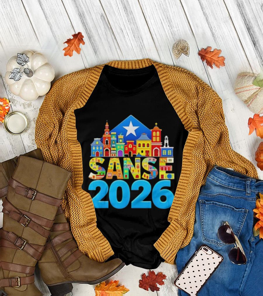 Sanse 2026 Balcones De Cora San Sebastian Festival San Juan T-Shirt