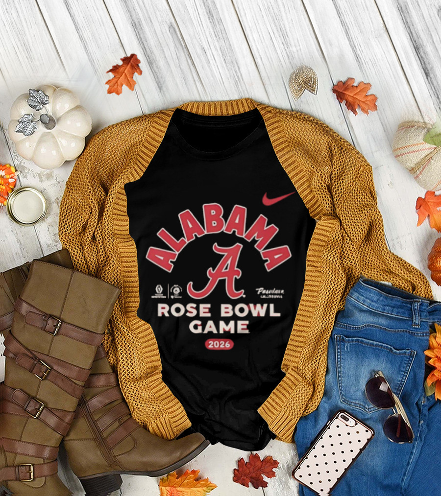Alabama Crimson Tide Rose Bowl Game 2026 Nike T-Shirt